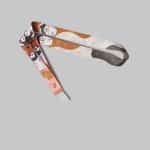 1" Full Color custom lanyard printed with company logo with Bulldog Clip attachment 1" - 2