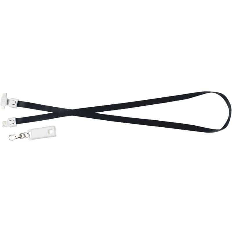 3-In-1 Usb Charging Cable Lanyard - 3