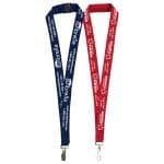 "Auburn" 1" Overseas Silkscreen Lanyard