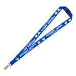 "Auburn" 3/4" Overseas Silkscreen Lanyard - Overseas Production - 7