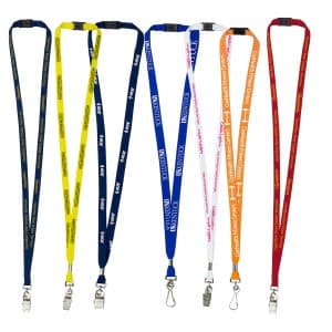 "Auburn" 3/8" Import Air Ship Silkscreen Lanyard (Overseas Production 8-10 Weeks)