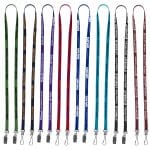 "Culver" 3/4" Width Dual Attachment Silkscreen Polyester Lanyard