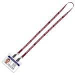 "Culver" 3/4" Width Dual Attachment Silkscreen Polyester Lanyard - 2