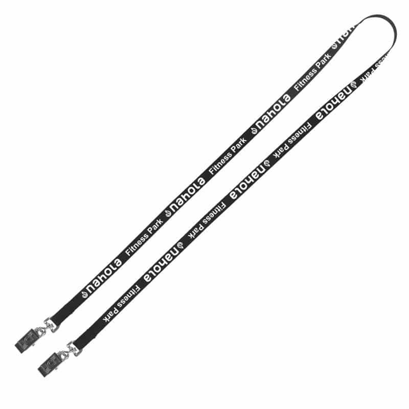 "Culver" 3/4" Width Dual Attachment Silkscreen Polyester Lanyard - 3