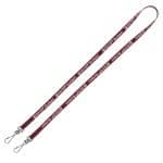 "Culver" 3/4" Width Dual Attachment Silkscreen Polyester Lanyard - 4