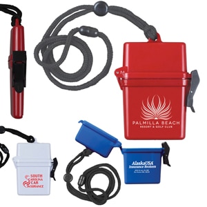 "EZ Carry" Waterproof Container w/Breakaway & Adjustable Neck Lanyard