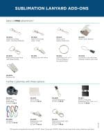 Full Color 3/4'' Lanyard w/ Hook - 2