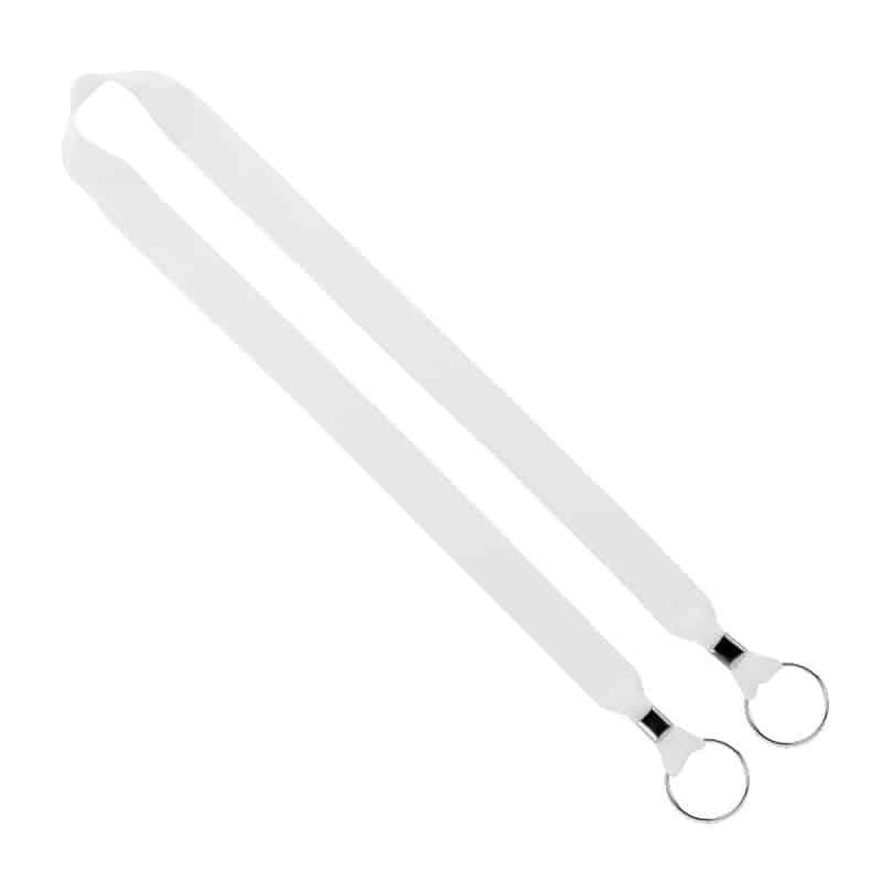 IMPORT Rush 1" Dye-Sublimated 2-Ended Lanyard with Dual Silver Metal Crimp & Split-Ring - 1