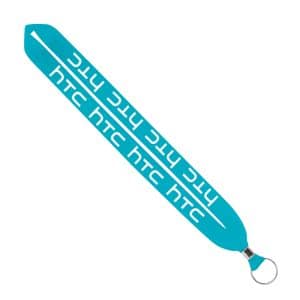 IMPORT Rush 1" Polyester Lanyard with Silver Crimp & Split-Ring