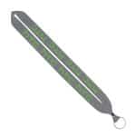 IMPORT Rush 1" Polyester Lanyard with Silver Crimp & Split-Ring - 6