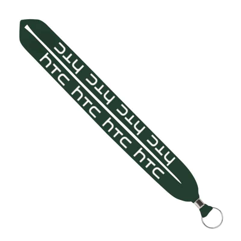 IMPORT Rush 1" Polyester Lanyard with Silver Crimp & Split-Ring - 7