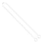 IMPORT Rush 1/2" Dye-Sublimated 2-Ended Lanyard with Dual Sewn Silver Metal Split-Ring - 1