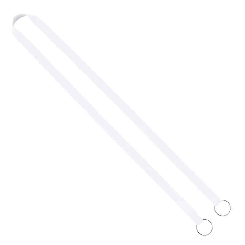 IMPORT Rush 1/2" Dye-Sublimated 2-Ended Lanyard with Dual Sewn Silver Metal Split-Ring - 1