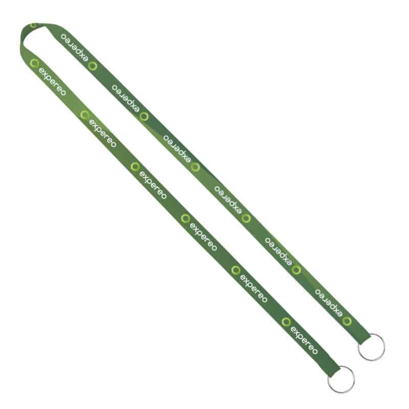 IMPORT Rush 1/2" Dye-Sublimated 2-Ended Lanyard with Dual Sewn Silver Metal Split-Ring - 2