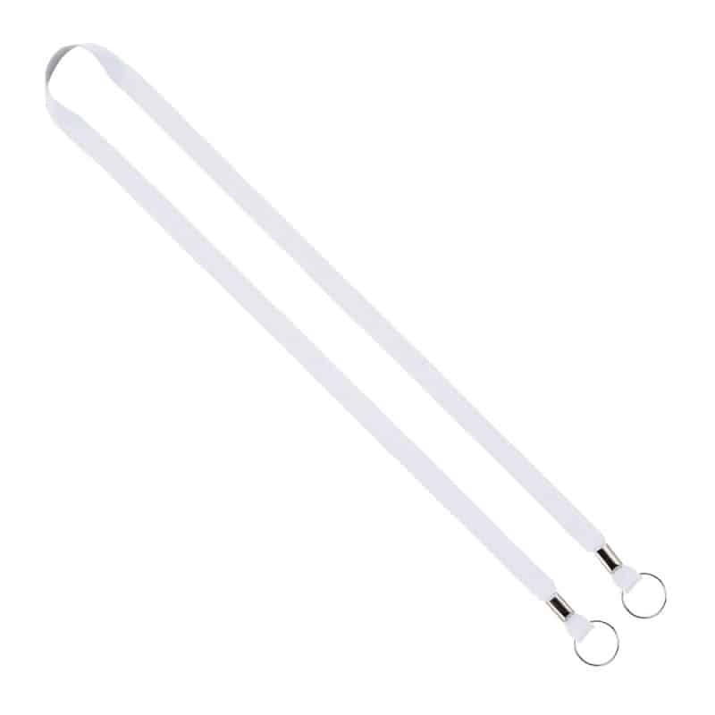 IMPORT Rush 1/2" Dye-Sublimated 2-Ended Lanyard with Dual Silver Crimps & Split-Rings - 1