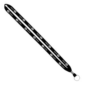 IMPORT Rush 1/2" Polyester Lanyard with Silver Crimp & Split-Ring