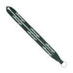 IMPORT Rush 3/4" Polyester Lanyard with Sewn Silver Metal Split-Ring - 7