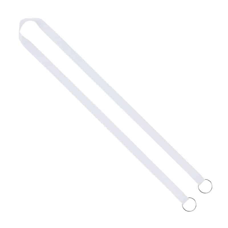 IMPORT Rush 5/8" Dye-Sublimated 2-Ended Lanyard with Dual Sewn Silver Metal Split-Ring - 1