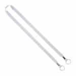 IMPORT Rush 5/8" Polyester 2-Ended Lanyard with Dual Silver Crimps & Split-Rings - 1