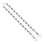 IMPORT Rush 5/8" Polyester 2-Ended Lanyard with Dual Silver Crimps & Split-Rings