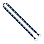 IMPORT Rush 5/8" Polyester 2-Ended Lanyard with Dual Silver Crimps & Split-Rings - 9