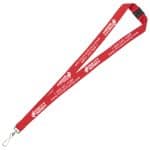 "LaSalle" 3/4" Import Air Ship Silkscreen Lanyard - 6