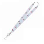 "MCGILL" 1" Super Soft Polyester Multi-Color Sublimation Lanyard