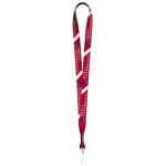 "OWEN" 3/4" Textured Polyester Multi-Color Sublimation Lanyard