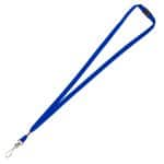"OWEN" 3/8" Blank Lanyard with Breakaway Safety Release Attachment - Bulldog Clip - 4