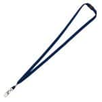 "OWEN" 3/8" Blank Lanyard with Breakaway Safety Release Attachment - Bulldog Clip - 7