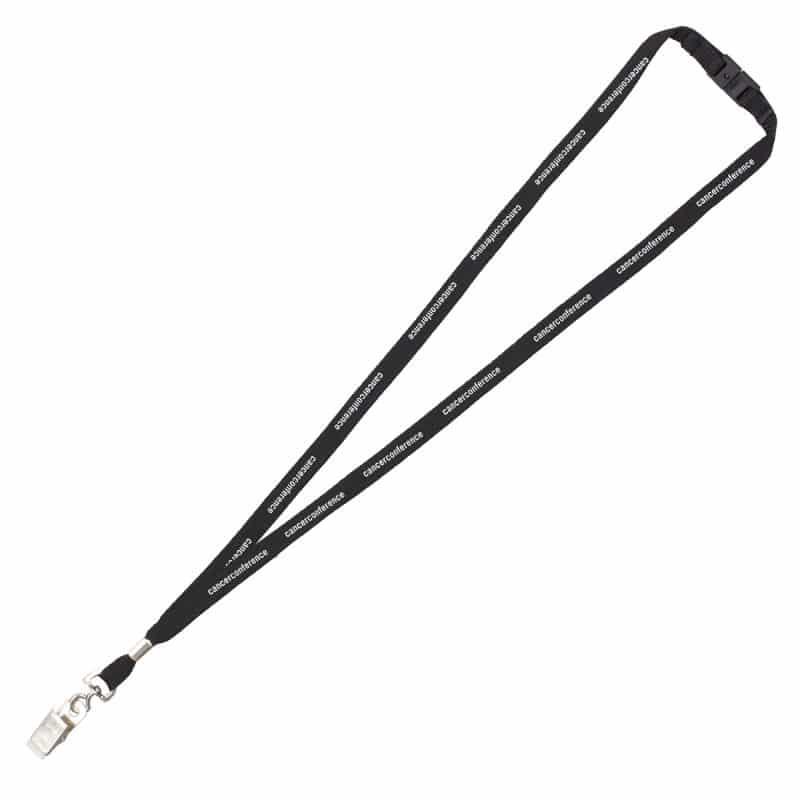 "PALMER" 3/8" Silkscreen Lanyard with FREE Breakaway Safety Release - 4