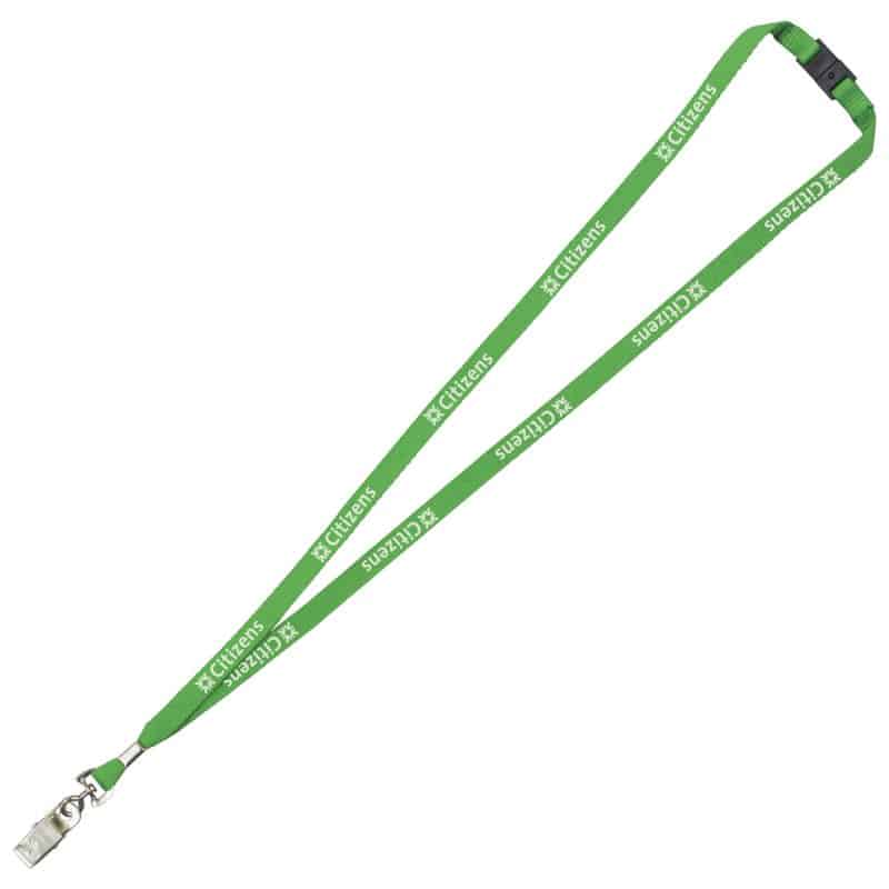 "PALMER" 3/8" Silkscreen Lanyard with FREE Breakaway Safety Release - 5