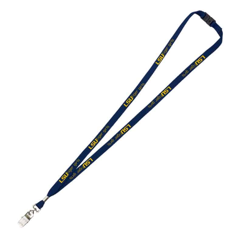 "PALMER" 3/8" Silkscreen Lanyard with FREE Breakaway Safety Release - 6