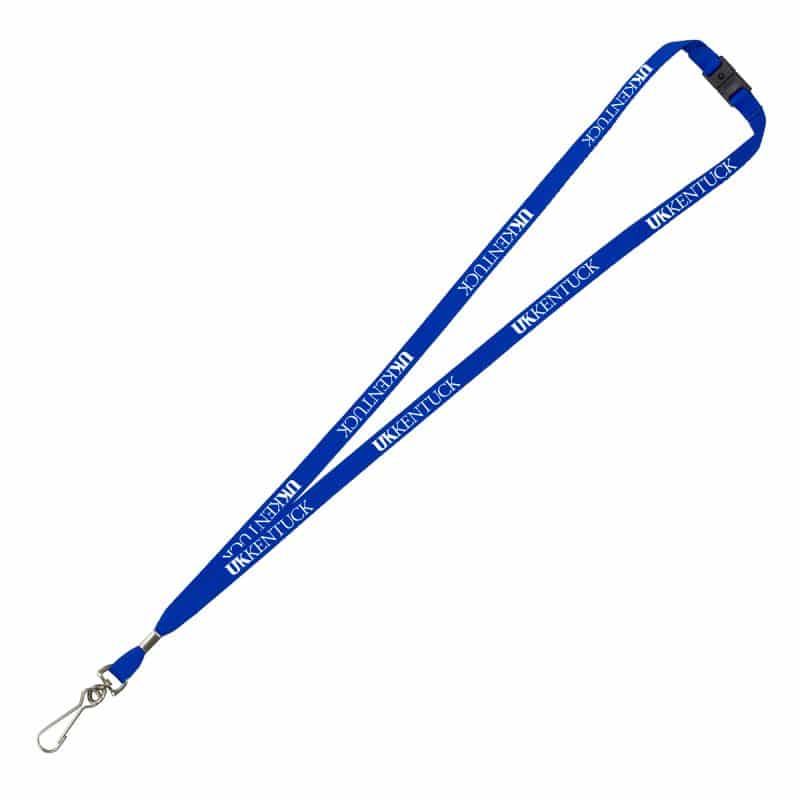 "PALMER" 3/8" Silkscreen Lanyard with FREE Breakaway Safety Release - 8
