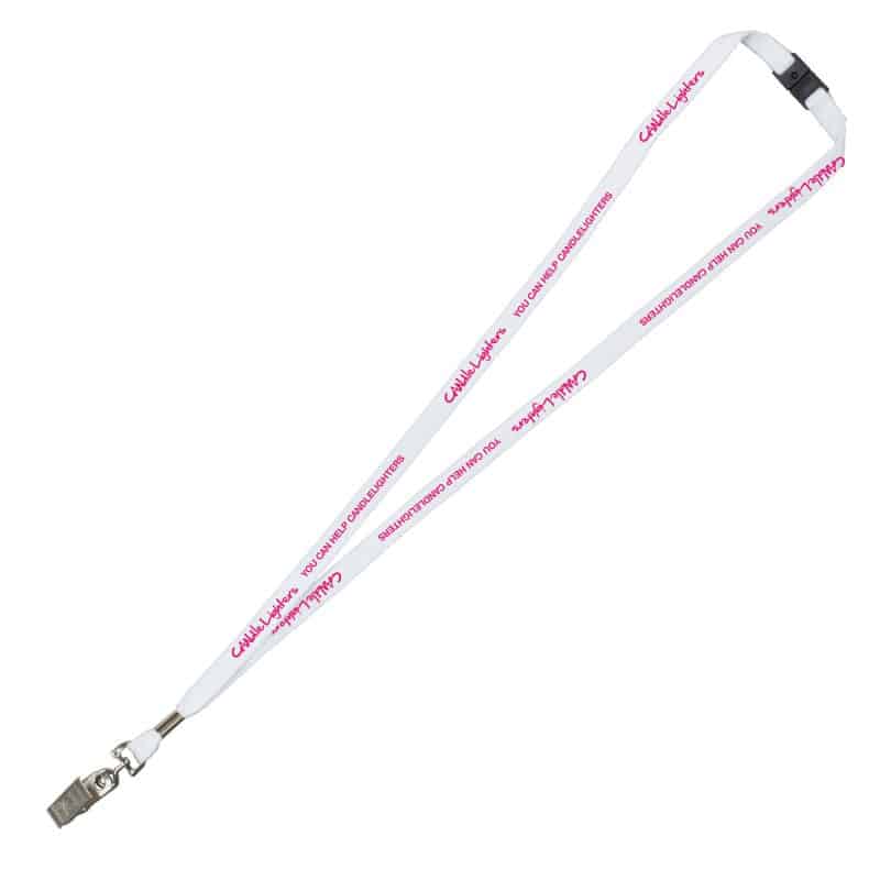 "PALMER" 3/8" Silkscreen Lanyard with FREE Breakaway Safety Release - 9