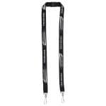 "RICARDO" 3/4" Dual Attachment Polyester Silkscreen Lanyard with FREE Breakaway Safety Release - 8