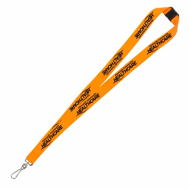 "PALMER" 3/4" Silkscreen Lanyard with FREE Breakaway Safety Release - Lobster Claw - 6