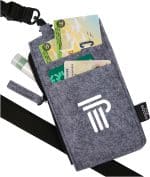 THE GOODS™ Recycled Felt Lanyard Wallet - 4