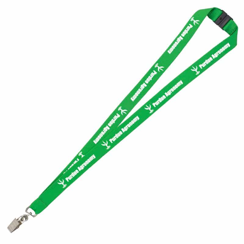 "PALMER" 3/4" Silkscreen Lanyard with FREE Breakaway Safety Release - Swivel or Bulldog - 2