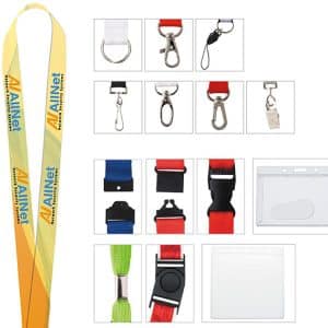 Universal Source® 5/8" Polyester 4 Color Lanyard