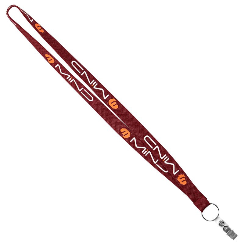 3/4" Recycled Euro Soft Lanyard (QuickShip) 18-24 Days - 1