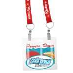 3/4" Screen Printed Dual Attachment Lanyard (QuickShip) 18-24 Days - 2