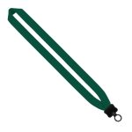 1" Cotton Lanyard with Plastic Clamshell & O-Ring - 6