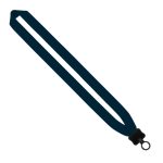 1" Cotton Lanyard with Plastic Clamshell & O-Ring - 7