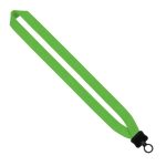1" Cotton Lanyard with Plastic Clamshell & O-Ring - 8