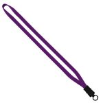 1/2" Cotton Lanyard with Plastic Snap-Buckle Release & O-Ring - 5