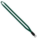 1/2" Cotton Lanyard with Plastic Snap-Buckle Release & O-Ring - 8