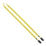 1/2" Polyester Double Bulldog Clip Lanyard - 1