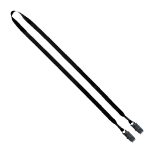 1/2" Polyester Double Bulldog Clip Lanyard - 6