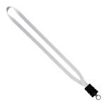 1/2" Smooth Nylon Lanyard with Snap-Buckle Release & O-Ring - 2